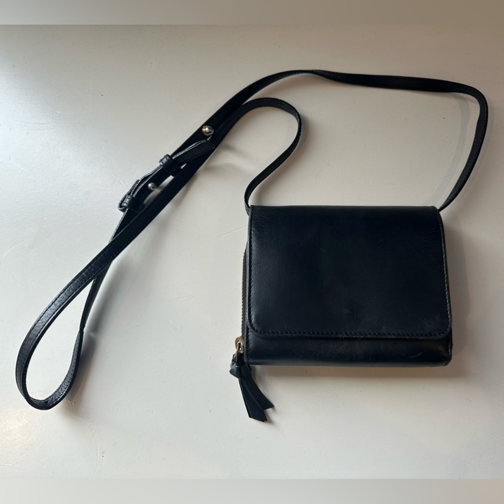 Royal Republiq Raf Miniature Leather Crossbody Bag | Black | Copenhagen